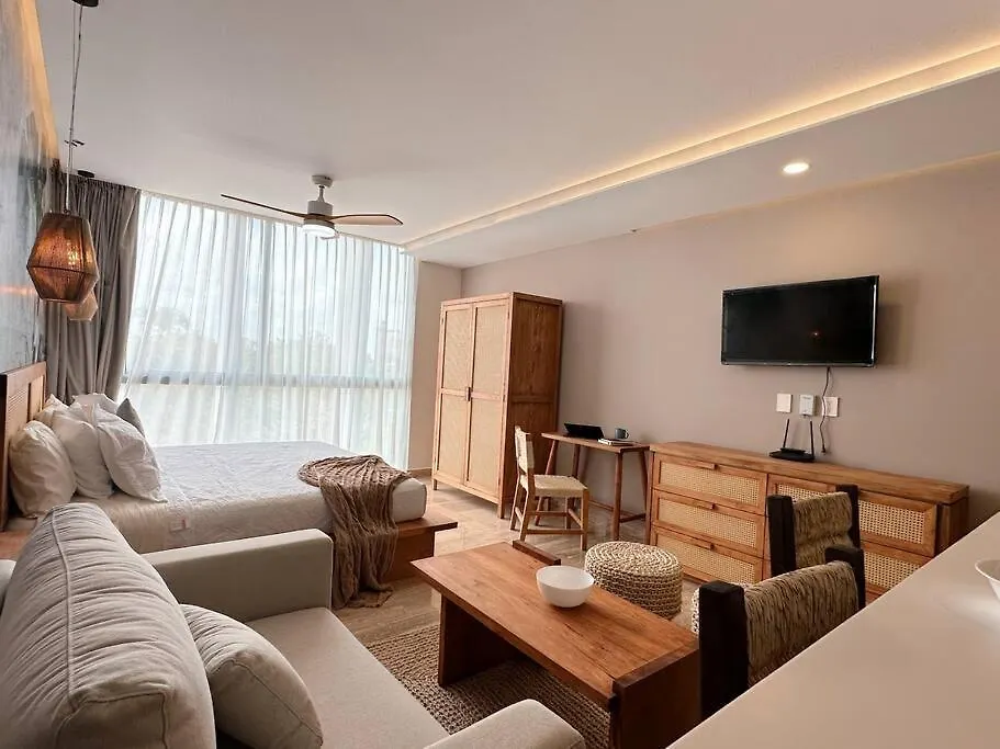 Aldea Zama Loft, Confort & Pool Тулум Апартаменты